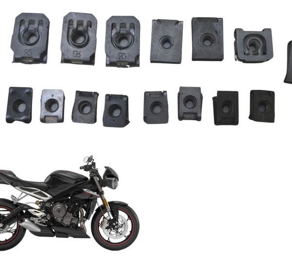 Kit Presilhas Carenagem Triumph Street Triple 765 Rs 18-23
