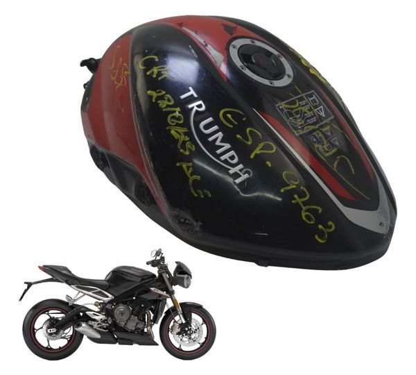 Tanque Combustív C/avaria Triumph Street Triple 765 Rs 18-23
