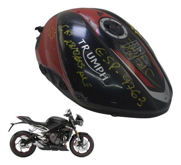 Tanque Combustív C/avaria Triumph Street Triple 765 Rs 18-23