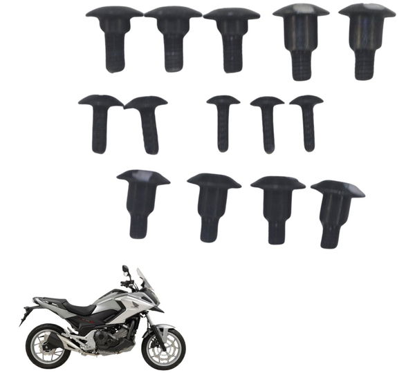 Kit Parafuso Tampa Bau Honda Nc 750x 16-21 Original