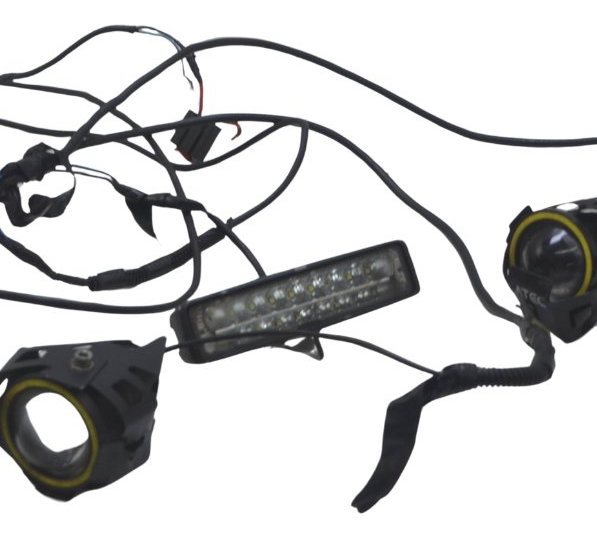 Jogo Farol Auxilar Paralelo Honda Nc 750x 16-21