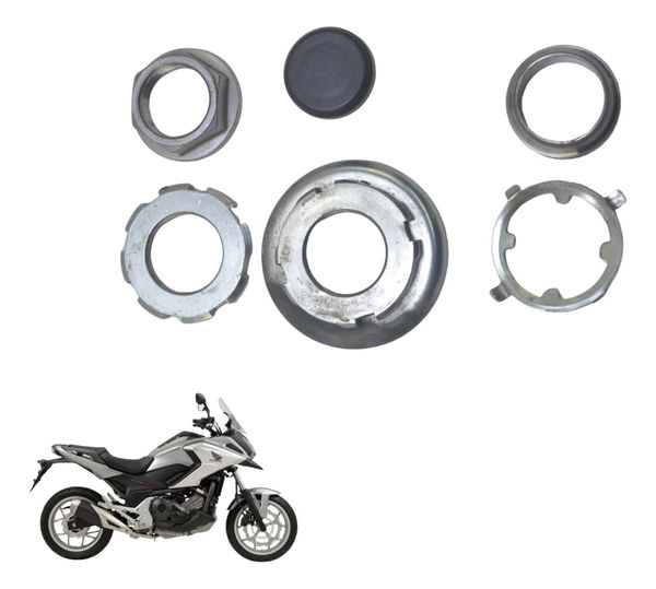 Jogo Porca Mesa Inferior Honda Nc 750x 16-21 Original