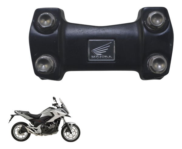 Riser Guidão Honda Nc 750x 16-21 Original Preto