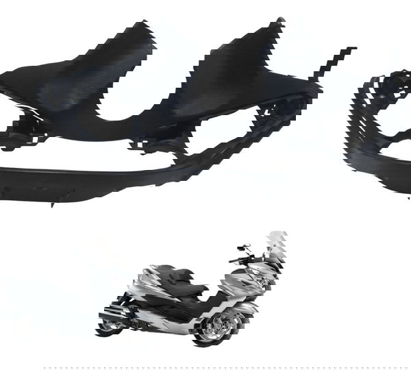 Carenagem Acabament Painel C/avaria Suzuki Burgman 400 09-12 Preto