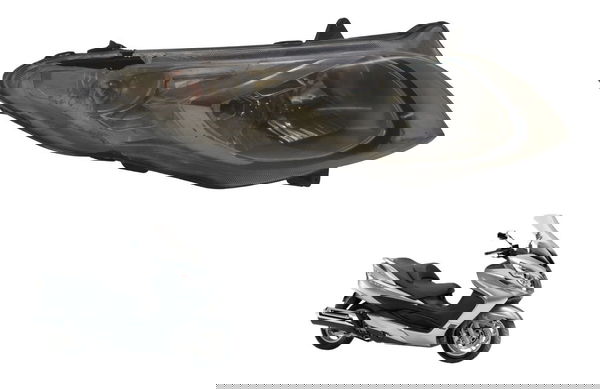 Farol Bloco Óptico Dir C/ Avaria Suzuki Burgman 400 09-12 Direito/passageiro