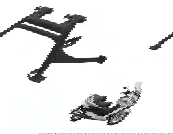 Cavalete Central Suzuki Burgman 400 09-12 Original Preto