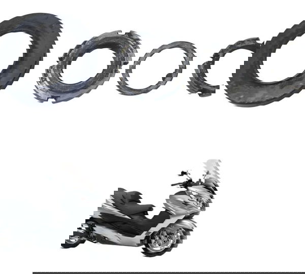 Jogo Porca Mesa Inferior Suzuki Burgman 400 09-12 Original