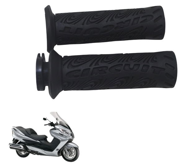 Par Manoplas Circuit Suzuki Burgman 400 09-12 Preto