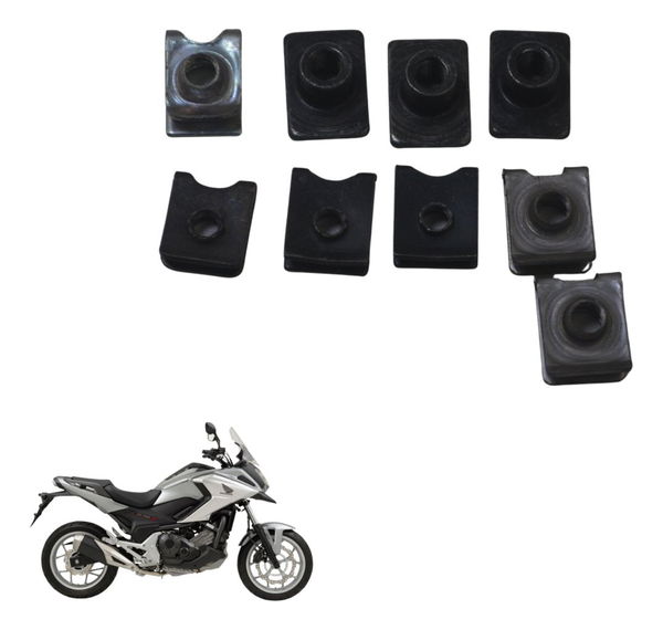 Kit Presilhas Carenagem Honda Nc 750x 16-21 Original