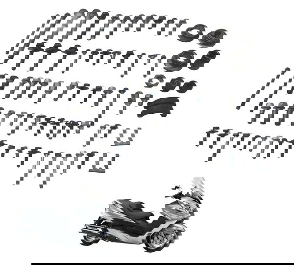 Kit Parafuso Diversos Suzuki Burgman 400 09-12 Original