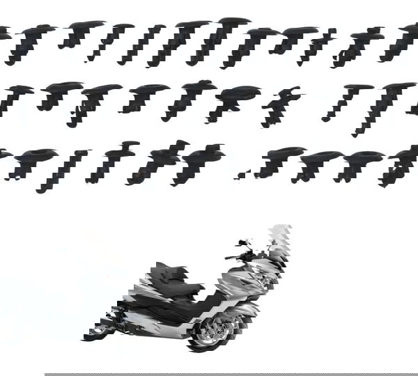 Kit Parafuso Plástico Carenagem Suzuki Burgman 400 09-12