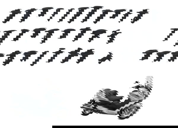 Kit Parafuso Plástico Carenagem Suzuki Burgman 400 09-12