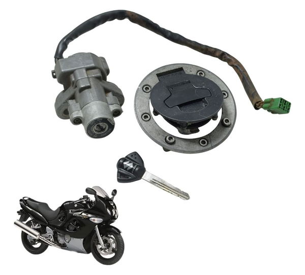 Kit Chave C/ Avaria Suzuki Gsx 750f Monica 99-08 Original