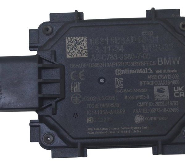 Sensor Radar Dianteiro Bmw R 1300 Gs 24-26 Original