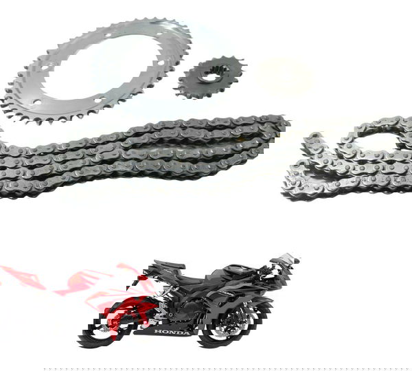 Kit Relação Rk S/emenda Honda Cbr 1000 Rr 04-07