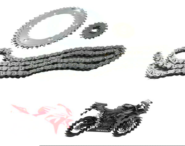 Kit Relação Rk S/emenda Honda Cbr 1000 Rr 04-07