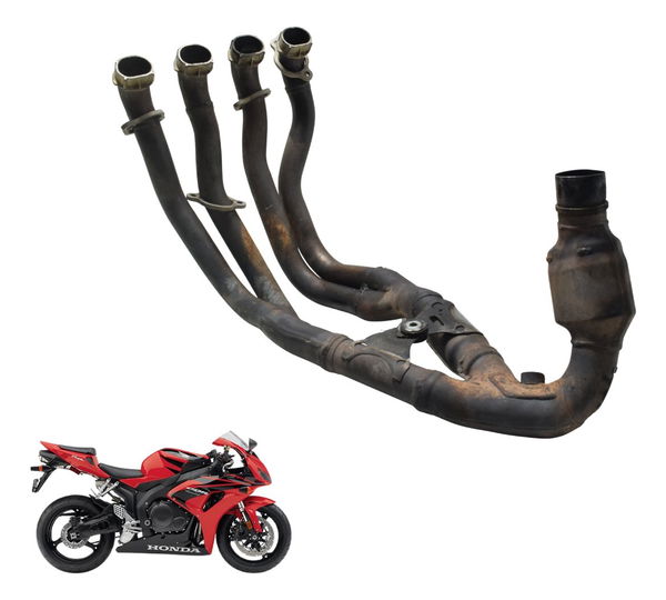 Curva Escape C/avaria Honda Cbr 1000 Rr 04-07 Original