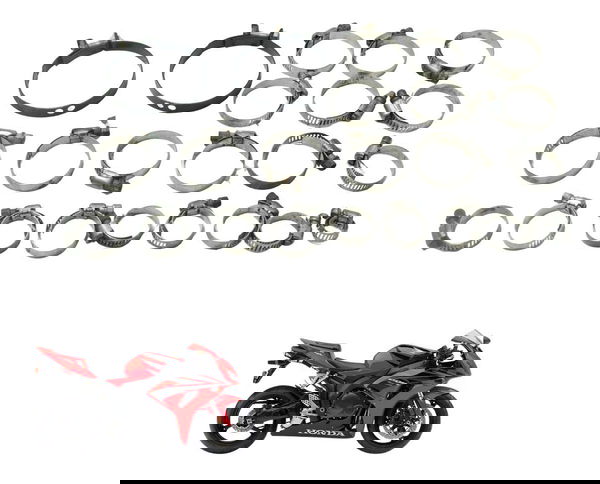 Kit Abraçadeiras Honda Cbr 1000 Rr 04-07 Original