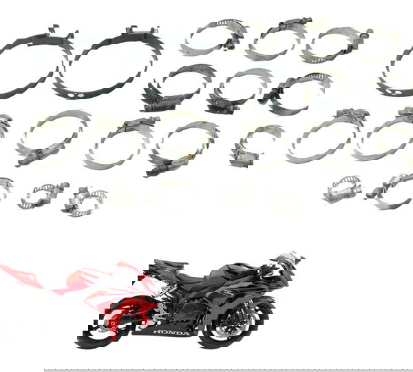 Kit Abraçadeira Diversas Honda Cbr 1000 Rr 04-07 Original
