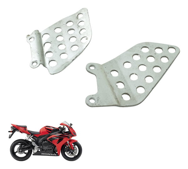 Par Protetor Pedaleira Honda Cbr 1000 Rr 04-07 Original