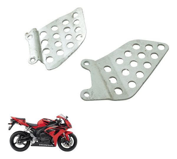 Par Protetor Pedaleira Honda Cbr 1000 Rr 04-07 Original