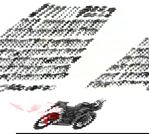 Kit Parafuso Diversos Honda Cbr 1000 Rr 04-07 Original