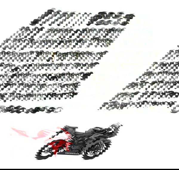 Kit Parafuso Diversos Honda Cbr 1000 Rr 04-07 Original