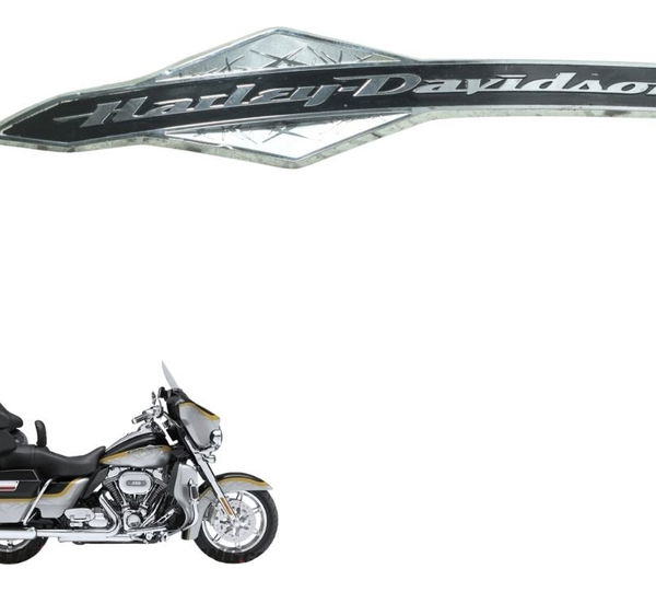 Emblema Tanque Dir Harley Electra Touring Cvo 12-13 Original Cinza