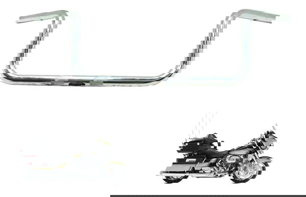 Guidão Harley Electra Touring Cvo 12-13 Original Prateado