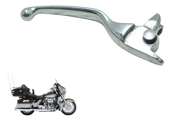 Manete Freio Harley Electra Touring Cvo 12-13 Original Prateado