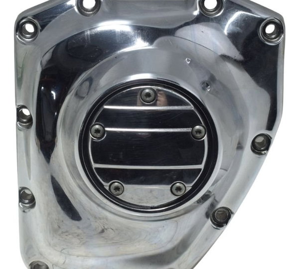 Tampa Motor Direita Harley Electra Touring Cvo 12-13 Origina Prateado