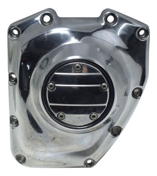 Tampa Motor Direita Harley Electra Touring Cvo 12-13 Origina Prateado