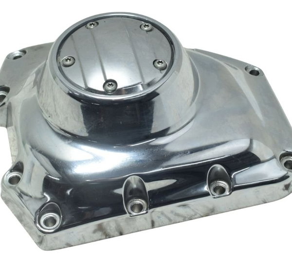 Tampa Motor Direita Harley Electra Touring Cvo 12-13 Origina Prateado