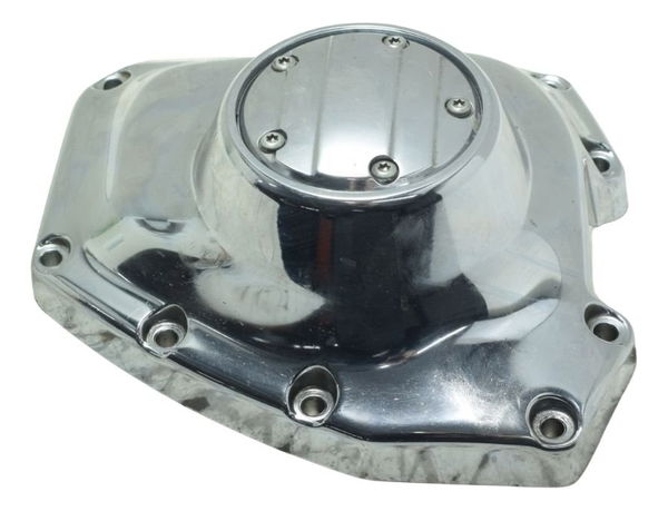 Tampa Motor Direita Harley Electra Touring Cvo 12-13 Origina Prateado