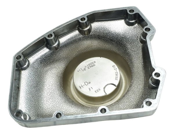 Tampa Motor Direita Harley Electra Touring Cvo 12-13 Origina Prateado