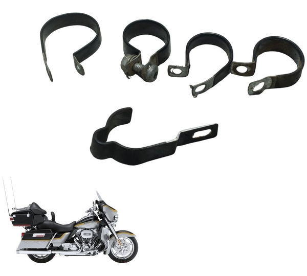 Kit Abraçadeiras Harley Electra Touring Cvo 12-13 Original