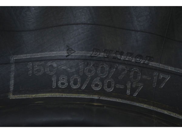 Câmara Dunlop 180/60-17 Preto