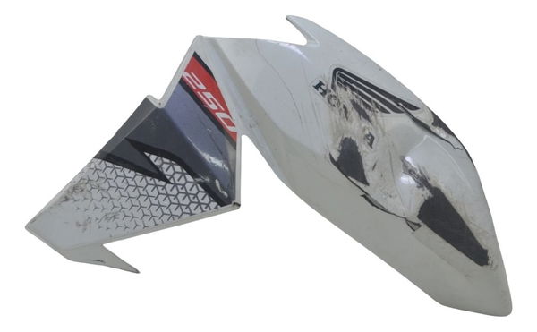Carenagem Lateral Esq C/avar Honda Cb 250f Twister 16-19 Branco