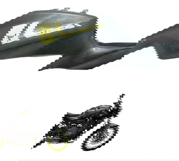 Carenagem Capa Tanque Esq C/avaria Yamaha Mt 07 15-18 Orig