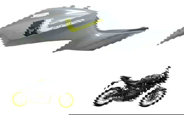 Carenagem Capa Tanque Esq Yamaha Mt 07 15-18 Original