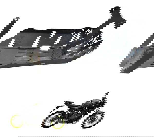 Protetor Cárter Custom C/detalhes Yamaha Mt 07 15-18