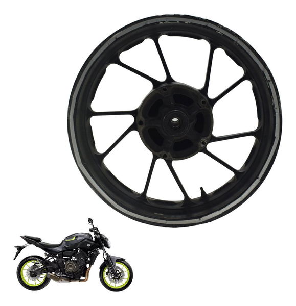 Roda Traseira Yamaha Mt 07 15-18 Original Preto