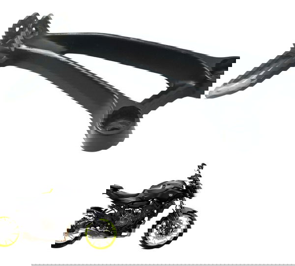 Suporte Pedaleira Traseira Esquerda Yamaha Mt 07 15-18 Orig Preto