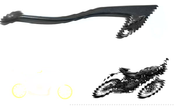 Manete Embreagem C/detalhes Yamaha Mt 07 15-18 Original Preto