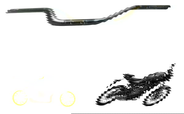 Guidão Zem Yamaha Mt 07 15-18 Cinza