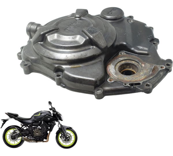 Tampa Motor Embreagem Yamaha Mt 07 15-18 Original Cinza-escuro