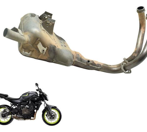 Curva Escape C/avaria Yamaha Mt 07 15-18 Original