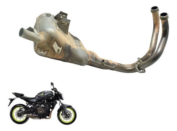 Curva Escape C/avaria Yamaha Mt 07 15-18 Original