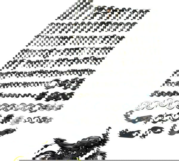 Kit Parafuso Diversos Yamaha Mt 07 15-18 Original