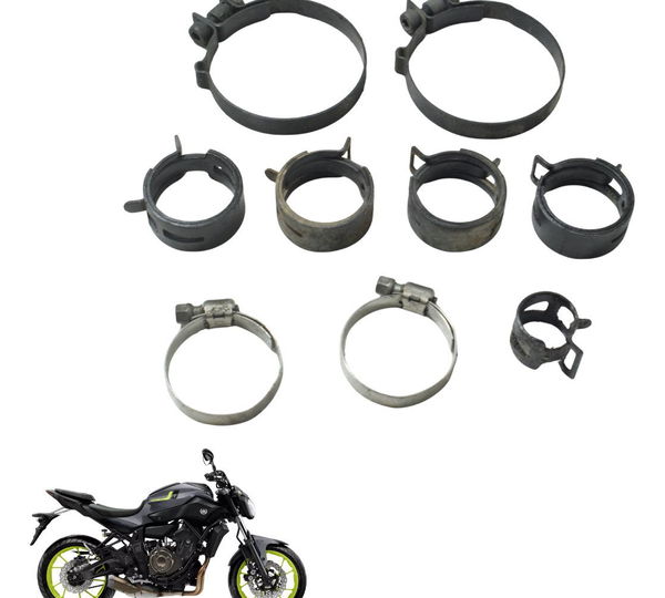 Kit Abraçadeiras Yamaha Mt 07 15-18 Original